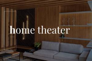 Nada melhor que um home theater com móveis planejados de alto padrão para ter aquele momento de relaxamento com amigos e familiares
